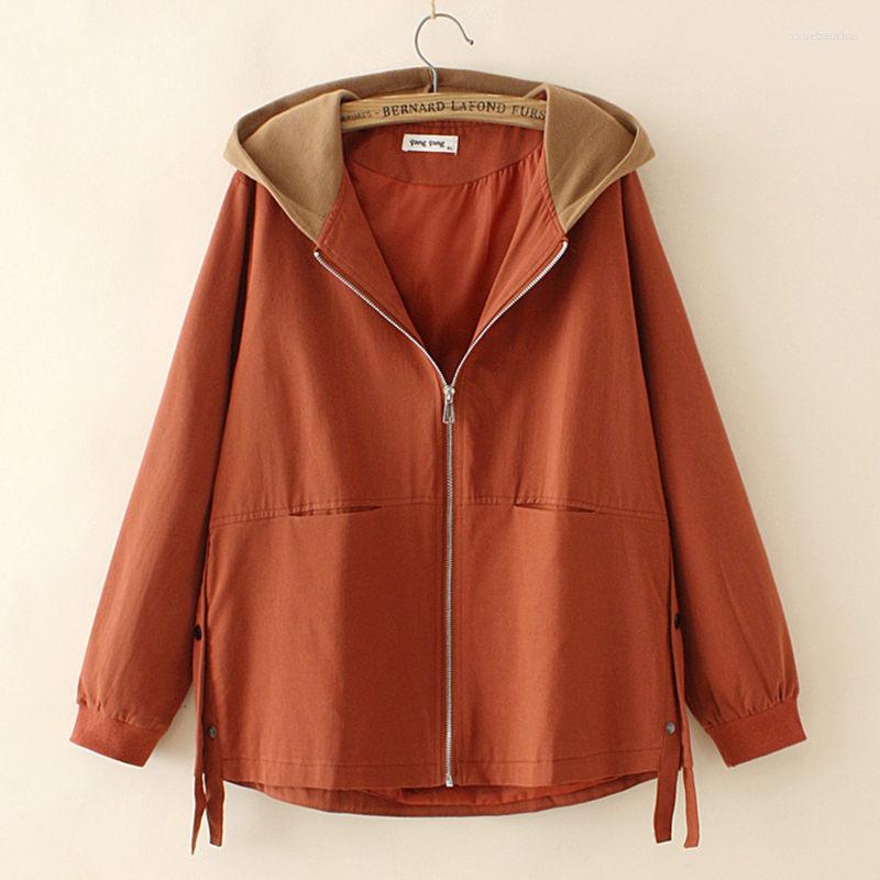Women's Trench Coats Middle-Aged Size Women's Clothing 2022 Spring And Autumn Windbreaker Loose Coat Casual Fashion Hooded Jacket H1864, Green
Women's Trench Coats Middle-Aged Size Women's Clothing 2022 Spring And Autumn Windbreaker Loose Coat Casual Fashion Hooded Jacket H1864, Green
