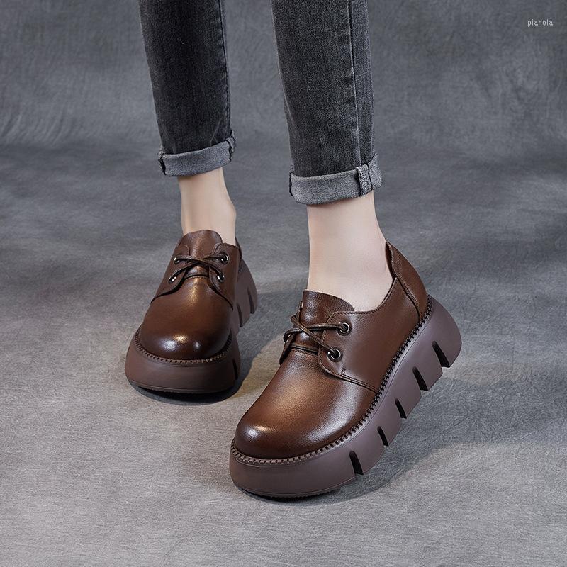 Dress Shoes Single Spring 2022 Women's Vintage Handmade Leather Thick Sole Round Head Casual Low Top, Black
Dress Shoes Single Spring 2022 Women's Vintage Handmade Leather Thick Sole Round Head Casual Low Top, Black