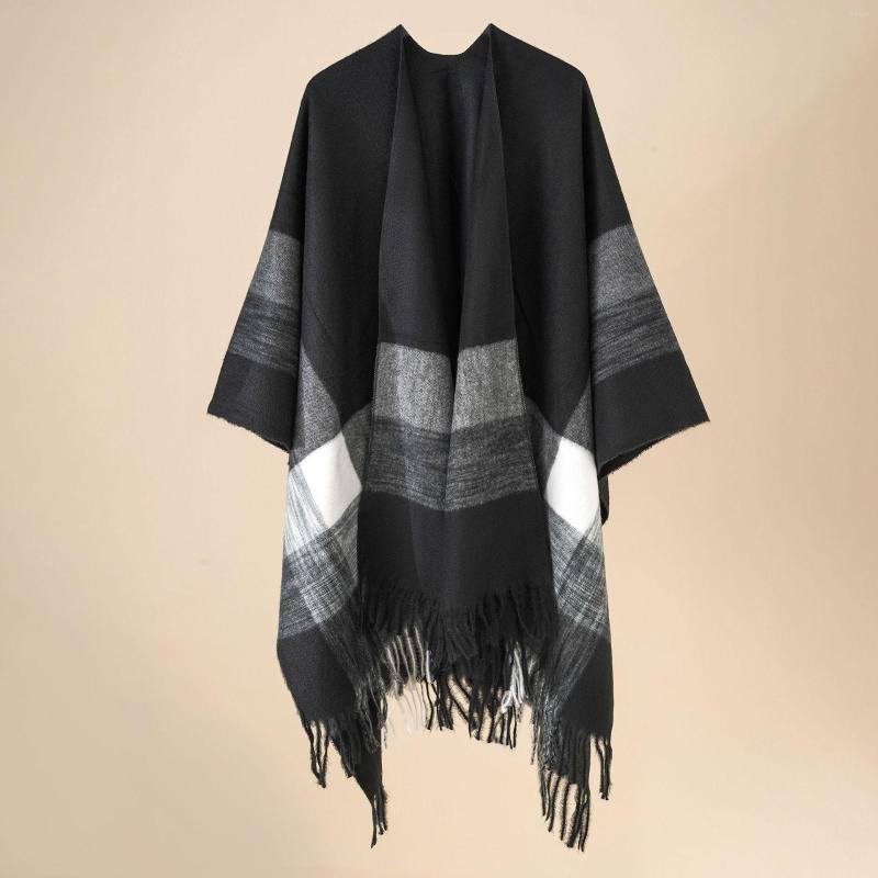 Scarves Fashion Autumn And Winter Ladies Scarf Luxury Cashmere Female Muffler Warm Shawl Cape Women Poncho Striped Color Matching Pareo
Scarves Fashion Autumn And Winter Ladies Scarf Luxury Cashmere Female Muffler Warm Shawl Cape Women Poncho Striped Color Matching Pareo