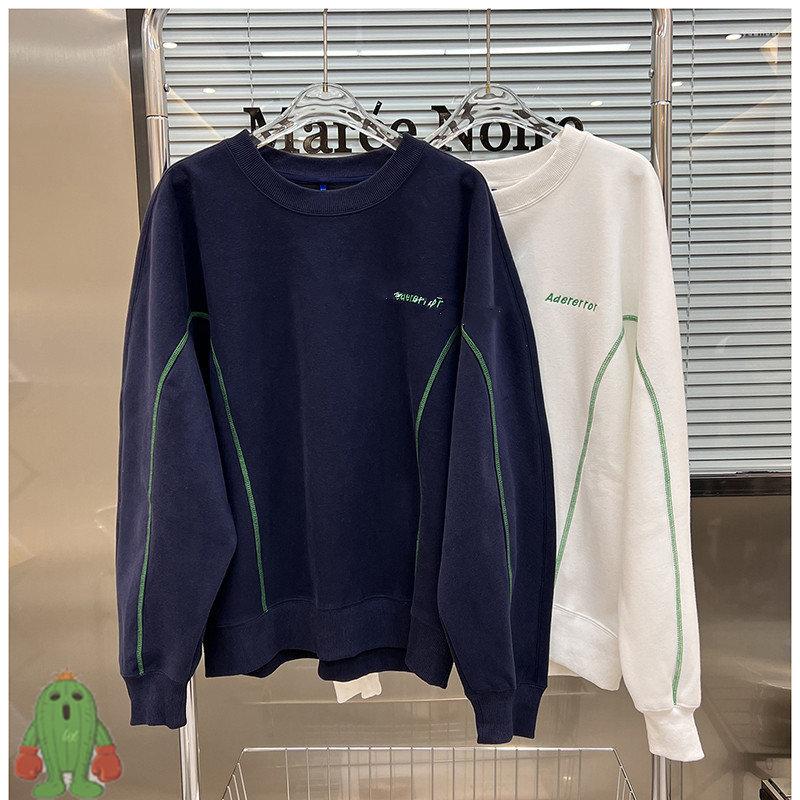 Men's Hoodies Adererror Sweatshirt Contrast Stitching Embroidered Letter Round Neck Pullover Men Women Casual Loose Ader Sweatshirts
Men's Hoodies Adererror Sweatshirt Contrast Stitching Embroidered Letter Round Neck Pullover Men Women Casual Loose Ader Sweatshirts