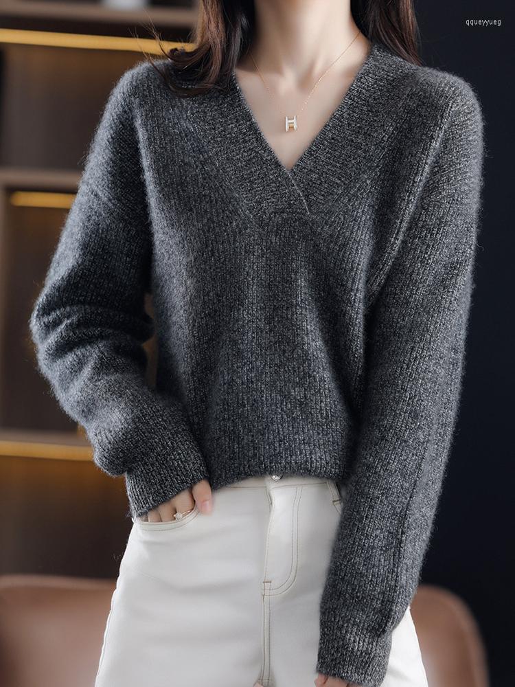 Women's Sweaters Winter Clothes Women's Plus Thick Sweater Pullovers V-Neck Fashion Solid Color Turtleneck Knitted Loose Casual Cashmere, Picture color-02
Women's Sweaters Winter Clothes Women's Plus Thick Sweater Pullovers V-Neck Fashion Solid Color Turtleneck Knitted Loose Casual Cashmere, Picture color-02