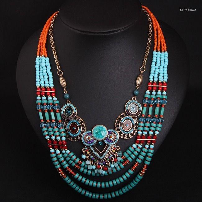 Necklace Earrings Set European And American Ethnic Style Bohemian Handmade Beaded Short Clavicle Female Accessories, Picture shown
Necklace Earrings Set European And American Ethnic Style Bohemian Handmade Beaded Short Clavicle Female Accessories, Picture shown