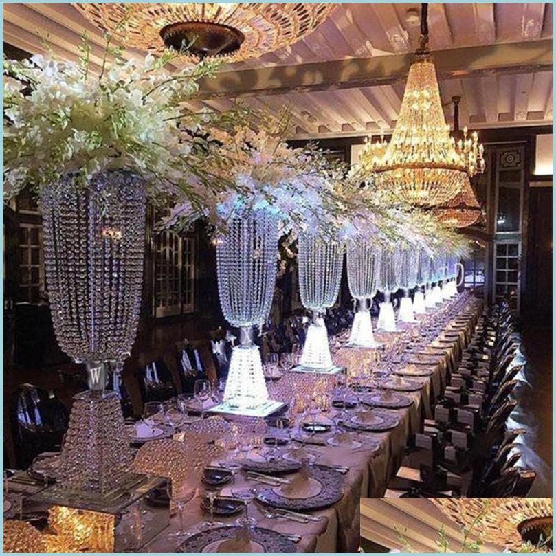 Wedding Decorations Crystal Beaded Chandelier Centerpiece Riser Top Candle Floral Plate Wedding Decoration T Table Centerpieces For Dhgj2, Beige
Wedding Decorations Crystal Beaded Chandelier Centerpiece Riser Top Candle Floral Plate Wedding Decoration T Table Centerpieces For Dhgj2, Beige
