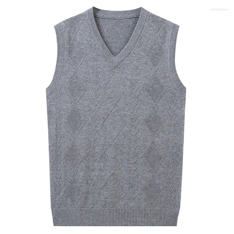Men's Vests 2022 Autumn Men's Woolen Vest Knitted Clothing Casual Sleeveless Slim Loose Business V-neck Sweater Plus Size 3XL, Dark grey
Men's Vests 2022 Autumn Men's Woolen Vest Knitted Clothing Casual Sleeveless Slim Loose Business V-neck Sweater Plus Size 3XL, Dark grey