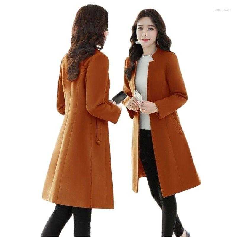 Women's Wool 2022 Woolen Cloth Women's Coat Mid-length Slim Stand-up Collar Autumn And Winter All-match Overcoat Women, Red
Women's Wool 2022 Woolen Cloth Women's Coat Mid-length Slim Stand-up Collar Autumn And Winter All-match Overcoat Women, Red