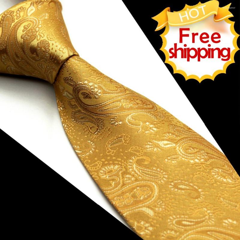 Bow Ties Wholesale Solid Paisley Yellow Gold Men's Tie Necktie Pocket Square Silk Jacquard Woven Gorgeous Handmade Brand
Bow Ties Wholesale Solid Paisley Yellow Gold Men's Tie Necktie Pocket Square Silk Jacquard Woven Gorgeous Handmade Brand