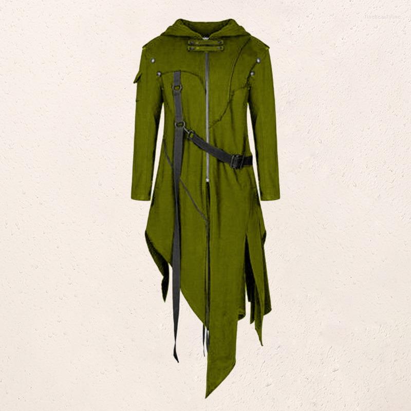 Men' Trench Coats Oeak Men Gothic Coat Hooded Cloak Cosplay Fashion Irregular Costume Halloween Vintage Cardigan Long Street Punk Jacket, Black
Men' Trench Coats Oeak Men Gothic Coat Hooded Cloak Cosplay Fashion Irregular Costume Halloween Vintage Cardigan Long Street Punk Jacket, Black
