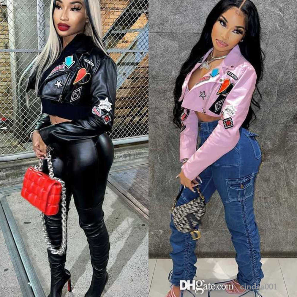 Fashion Sexy Women Jacket Nightclub Style 2022 Autumn Short Print PU Leather Tops, Black
Fashion Sexy Women Jacket Nightclub Style 2022 Autumn Short Print PU Leather Tops, Black