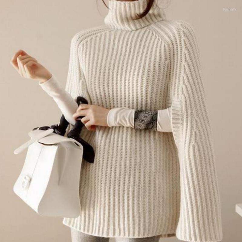 Women's Sweaters Casual Jumper Cloak Poncho Autumn Winter Turtleneck Sweater Split Collar High Cape Women Elegant Knitted Pullovers Black
Women's Sweaters Casual Jumper Cloak Poncho Autumn Winter Turtleneck Sweater Split Collar High Cape Women Elegant Knitted Pullovers Black
