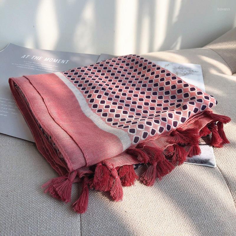 Scarves 2022 Fashion Spain Polka Plaid Viscose Shawl Scarf Print Muffler Soft Oversized Hijab Sjaal Foulards Muslim Snood
Scarves 2022 Fashion Spain Polka Plaid Viscose Shawl Scarf Print Muffler Soft Oversized Hijab Sjaal Foulards Muslim Snood