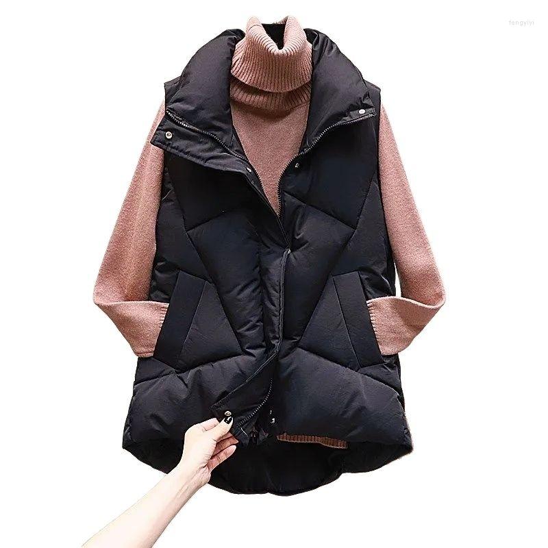 Women's Vests 2022 Down Cotton Vest Female Autumn And Winter Korean Loose Student Women Waistcoat Stand-Up Collar Zipper Jacket 5XL, Black
Women's Vests 2022 Down Cotton Vest Female Autumn And Winter Korean Loose Student Women Waistcoat Stand-Up Collar Zipper Jacket 5XL, Black