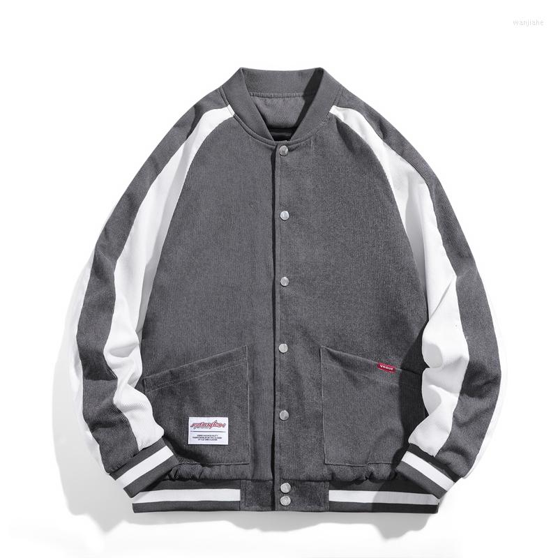 Men's Jackets Spring And Autumn Retro Quilted Baseball Uniform Jacket Men Women Loose Tide Brand Street Couple's Shirt, Gray
Men's Jackets Spring And Autumn Retro Quilted Baseball Uniform Jacket Men Women Loose Tide Brand Street Couple's Shirt, Gray