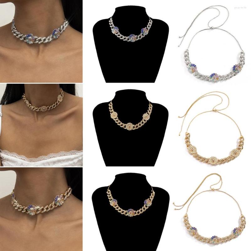 Choker 2022 Crystal Rhinestone Sunflower Necklace Lady Women Metal Chain Banquet Jewelry Punk Sun Flower Party
Choker 2022 Crystal Rhinestone Sunflower Necklace Lady Women Metal Chain Banquet Jewelry Punk Sun Flower Party