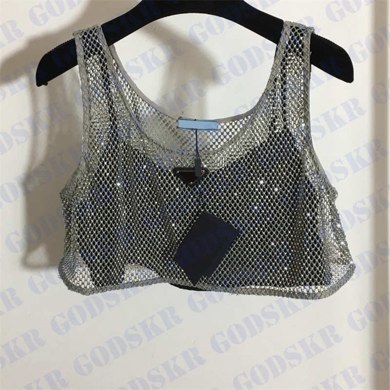 Womens Diamond Tanks Tops Designer Sling Tube Top With Metal Triangle Logo Short T Shirt For Women, Please contact me real pic
Womens Diamond Tanks Tops Designer Sling Tube Top With Metal Triangle Logo Short T Shirt For Women, Please contact me real pic