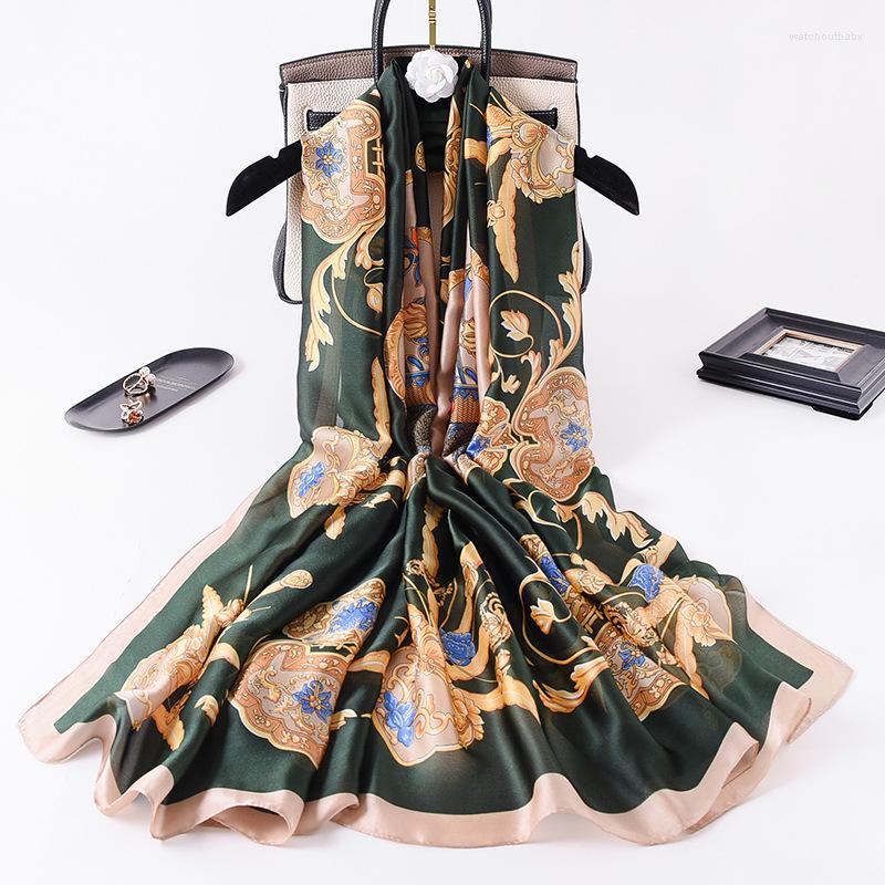 Scarves 2022 Satin Silk Bandanna Print Travel Sunscreen Autumn Dustproof Beach Towel Winter Fashion 180X90CM Shawls
Scarves 2022 Satin Silk Bandanna Print Travel Sunscreen Autumn Dustproof Beach Towel Winter Fashion 180X90CM Shawls