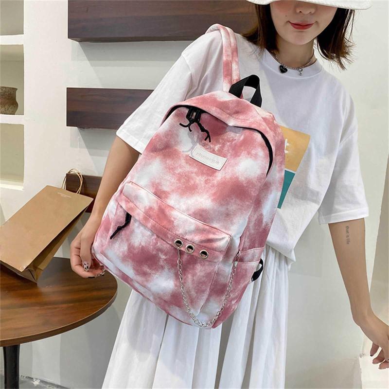 Backpack Tie Dye Girls' School Season Student Schoolbag Fashion Zipper High Capacity Ulzzang Quality Waterproof 2022, Pink
Backpack Tie Dye Girls' School Season Student Schoolbag Fashion Zipper High Capacity Ulzzang Quality Waterproof 2022, Pink