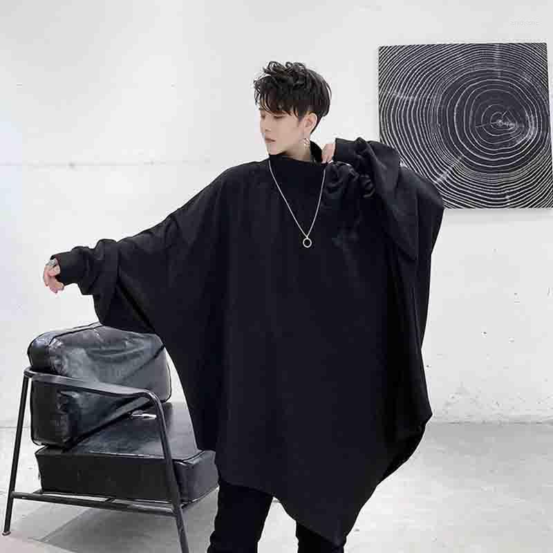 Men's Sweaters Male Long Sleeve Spring And Autumn Dark Bat Turtleneck Shirt Loose Men's Leisure Sweater Black Large Size
Men's Sweaters Male Long Sleeve Spring And Autumn Dark Bat Turtleneck Shirt Loose Men's Leisure Sweater Black Large Size