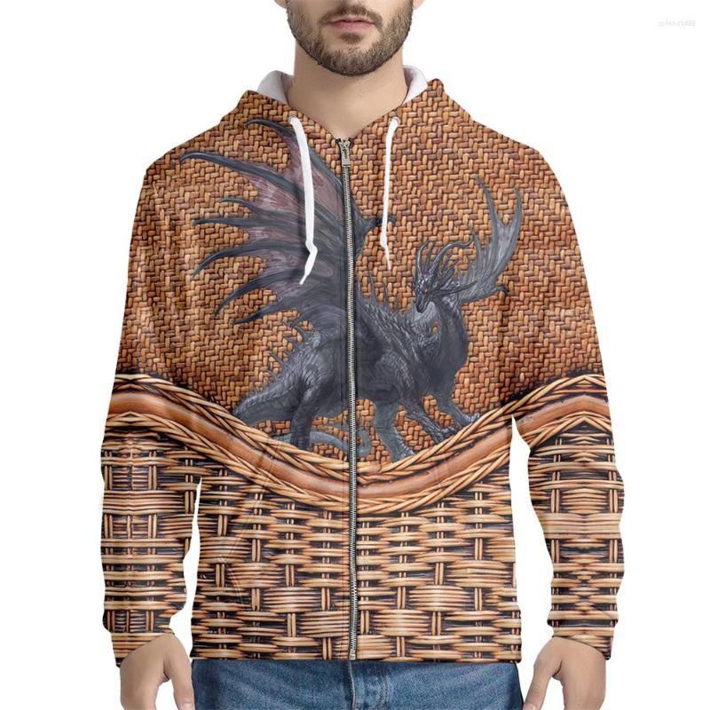 Men's Hoodies 3D Black Dragon Printing Designer Zipper For Men Autumn Casual Man Zip Up Hooded Sweatshirt Oversize Clothing Moletom
Men's Hoodies 3D Black Dragon Printing Designer Zipper For Men Autumn Casual Man Zip Up Hooded Sweatshirt Oversize Clothing Moletom