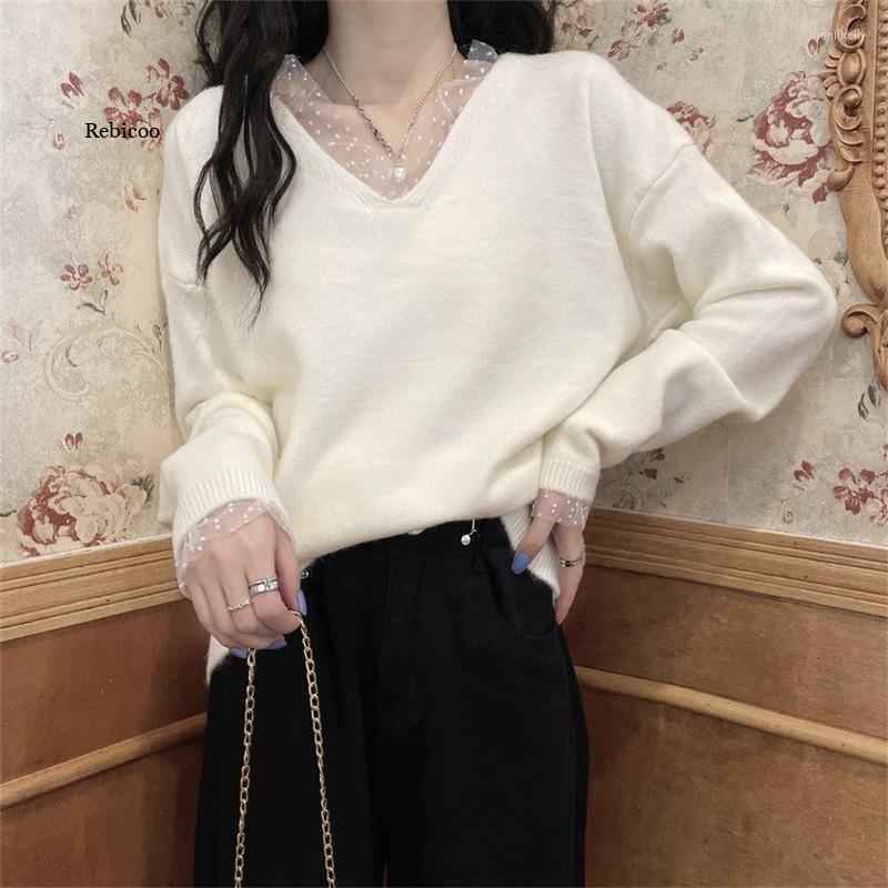 Women's Sweaters Products For Autumn And Winter V-neck Sweater Women Loose Lazy Wind Jacket Pullover Outer Wear, Black
Women's Sweaters Products For Autumn And Winter V-neck Sweater Women Loose Lazy Wind Jacket Pullover Outer Wear, Black