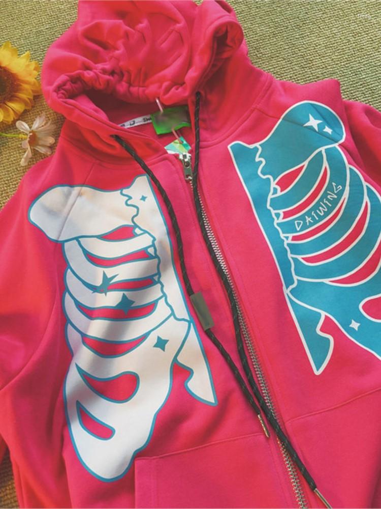 Women's Hoodies Fried Street Skull Printed Punkla Chain Hoodie Autumn And Winter Casual Kawaii Long Sleeve Sweatshirt Retro Clothing Y2k, Auburn
Women's Hoodies Fried Street Skull Printed Punkla Chain Hoodie Autumn And Winter Casual Kawaii Long Sleeve Sweatshirt Retro Clothing Y2k, Auburn