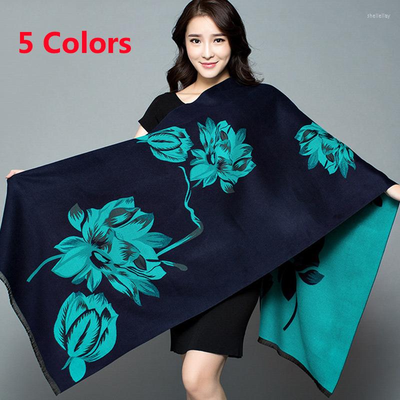 Scarves Blue/Gray 5 Colors Thicken Women Scarf Winter Pashmina Shawls Cashmere Large Wraps Fashion Flower Lady Warm Bufanda
Scarves Blue/Gray 5 Colors Thicken Women Scarf Winter Pashmina Shawls Cashmere Large Wraps Fashion Flower Lady Warm Bufanda