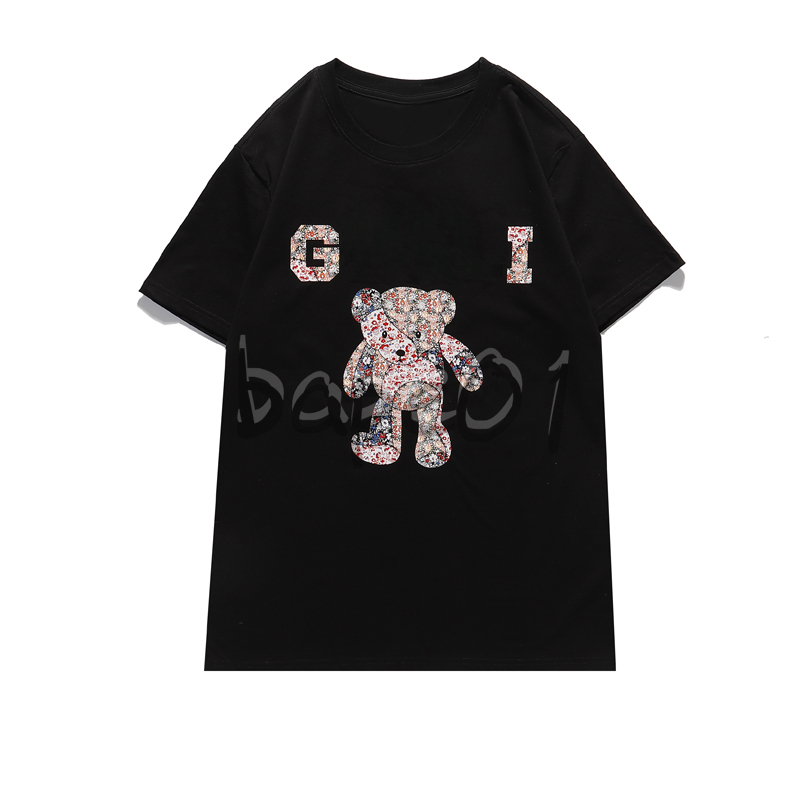 Luxury Fashion Brand Mens T Shirt Polo Shirt Floral Bear Round Neck Short Sleeve Summer Loose T-Shirt Top Black White Asian Size S-2XL
Luxury Fashion Brand Mens T Shirt Polo Shirt Floral Bear Round Neck Short Sleeve Summer Loose T-Shirt Top Black White Asian Size S-2XL