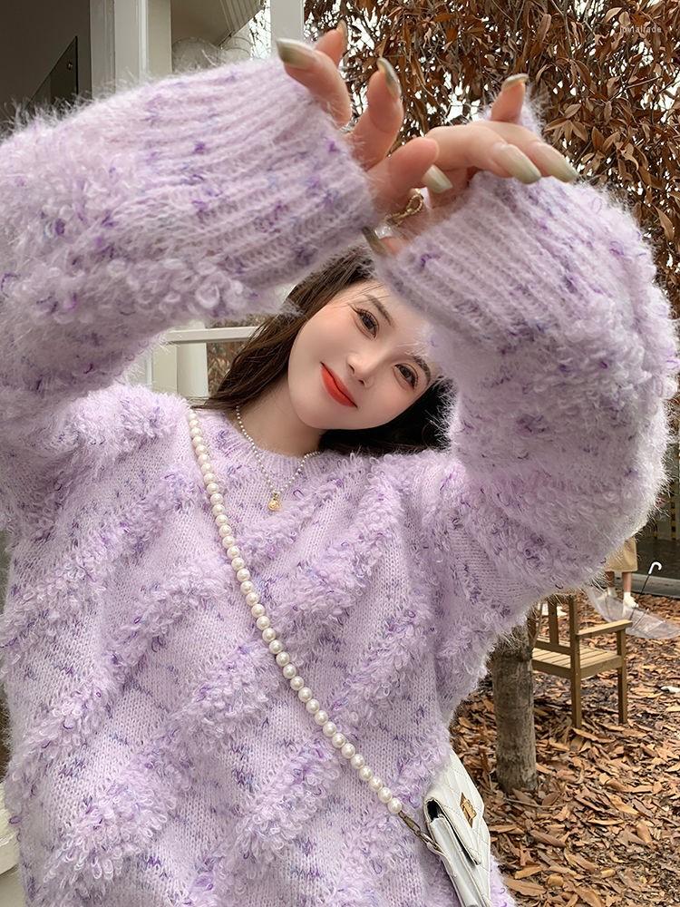 Women's Sweaters Wool Bottoming Sweater Knitted Fleece Women's Korean Style Pullover Loose And Lazy All-match Autumn Winter, Blue
Women's Sweaters Wool Bottoming Sweater Knitted Fleece Women's Korean Style Pullover Loose And Lazy All-match Autumn Winter, Blue