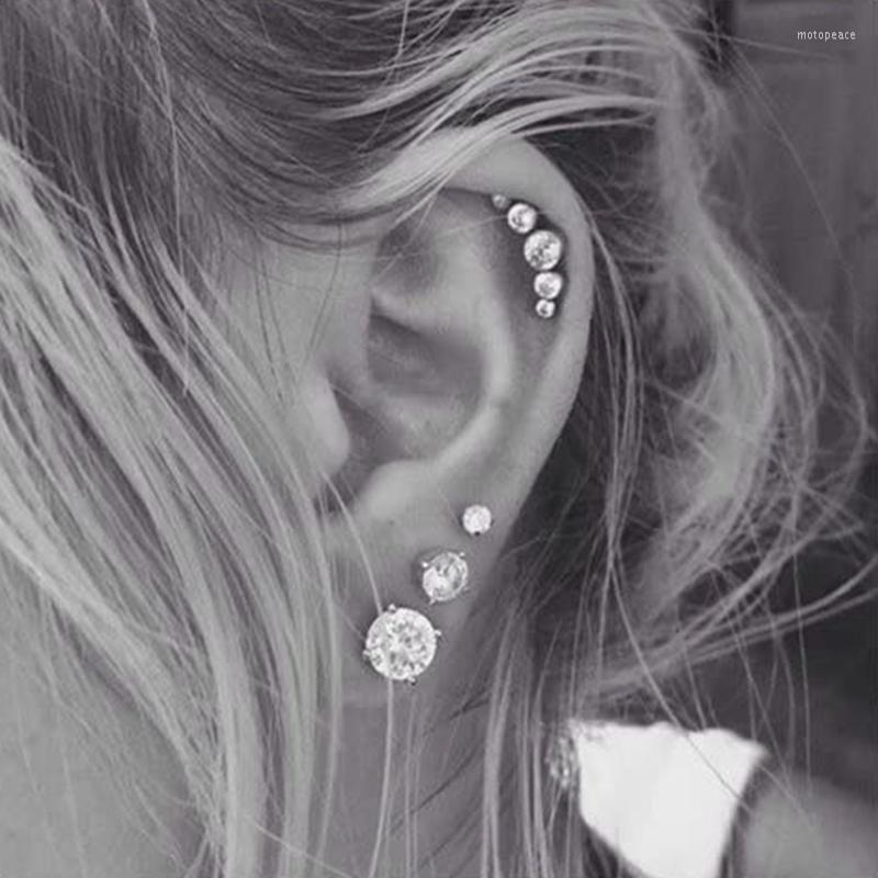 Stud Earrings 1PCS Stainless Steel Crytal Cartilage Piercing Jewelry Flower Tragus Earring Heart Ring
Stud Earrings 1PCS Stainless Steel Crytal Cartilage Piercing Jewelry Flower Tragus Earring Heart Ring
