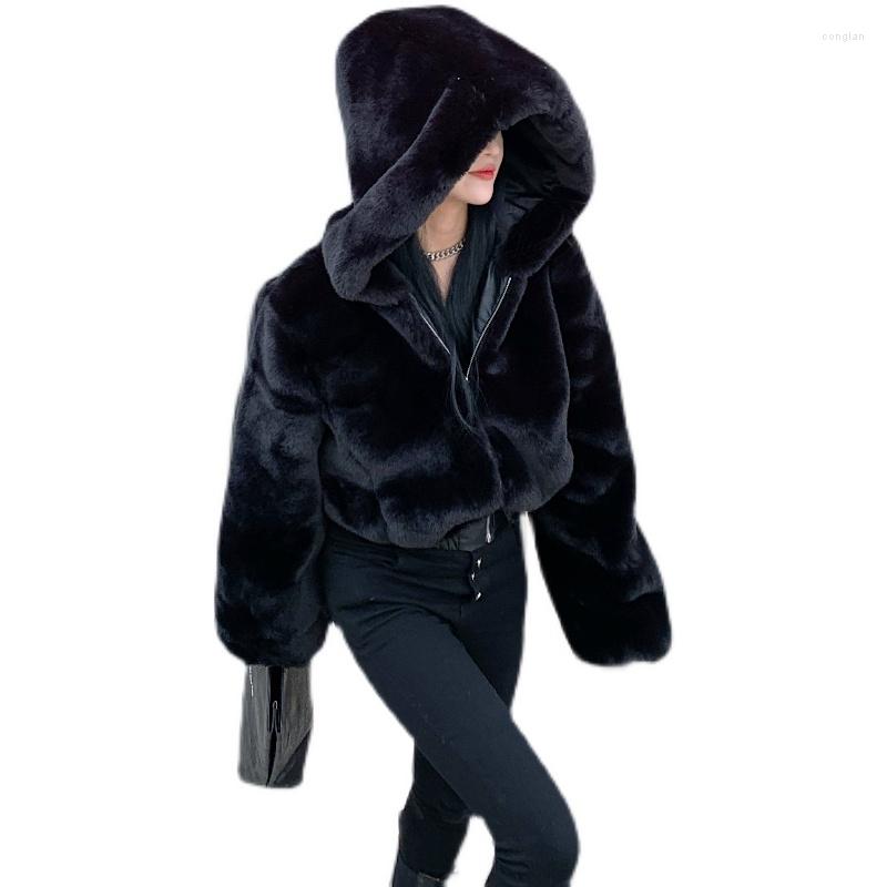 Women' Fur Autumn Winter Jacket Women 2022 Short Faux Coat Hooded Furry Cute Thick Warm Casual Korean Fashion Tops Famale Clothing, White
Women' Fur Autumn Winter Jacket Women 2022 Short Faux Coat Hooded Furry Cute Thick Warm Casual Korean Fashion Tops Famale Clothing, White