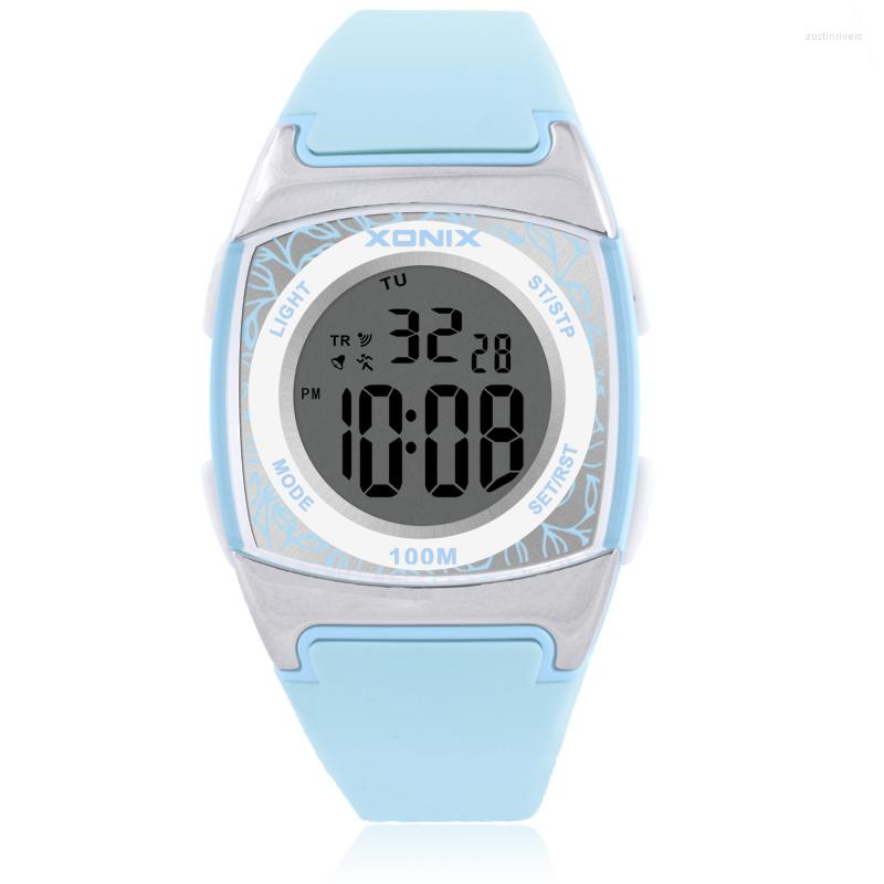 Wristwatches GOLDEN Brand Trendy Colorful LED Digital Student Women Watch Swimming Diving Casual Sport Rectangle Shape Dial Rubber Band HF, Hf 001
Wristwatches GOLDEN Brand Trendy Colorful LED Digital Student Women Watch Swimming Diving Casual Sport Rectangle Shape Dial Rubber Band HF, Hf 001