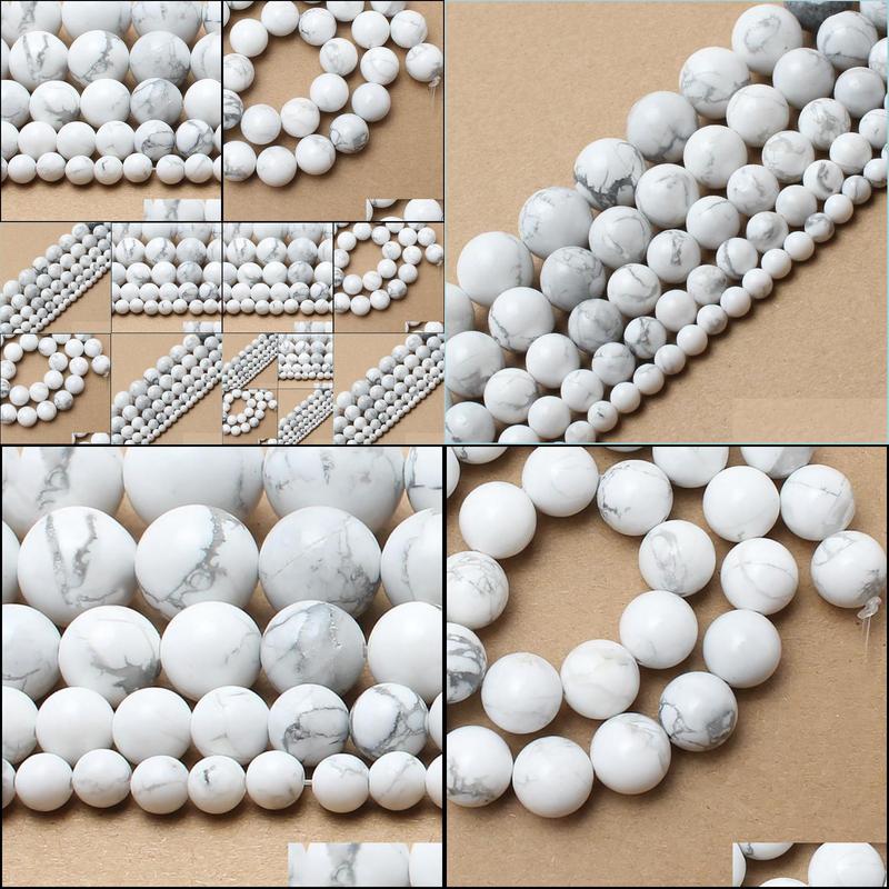 Turquoise 8Mm Natural Stone Beads White Howlite Truquoises Round Loose For Jewelry Making 15 5Inch Pick Size 4 6 8 10 12 14Mm Drop D Dhcli
Turquoise 8Mm Natural Stone Beads White Howlite Truquoises Round Loose For Jewelry Making 15 5Inch Pick Size 4 6 8 10 12 14Mm Drop D Dhcli