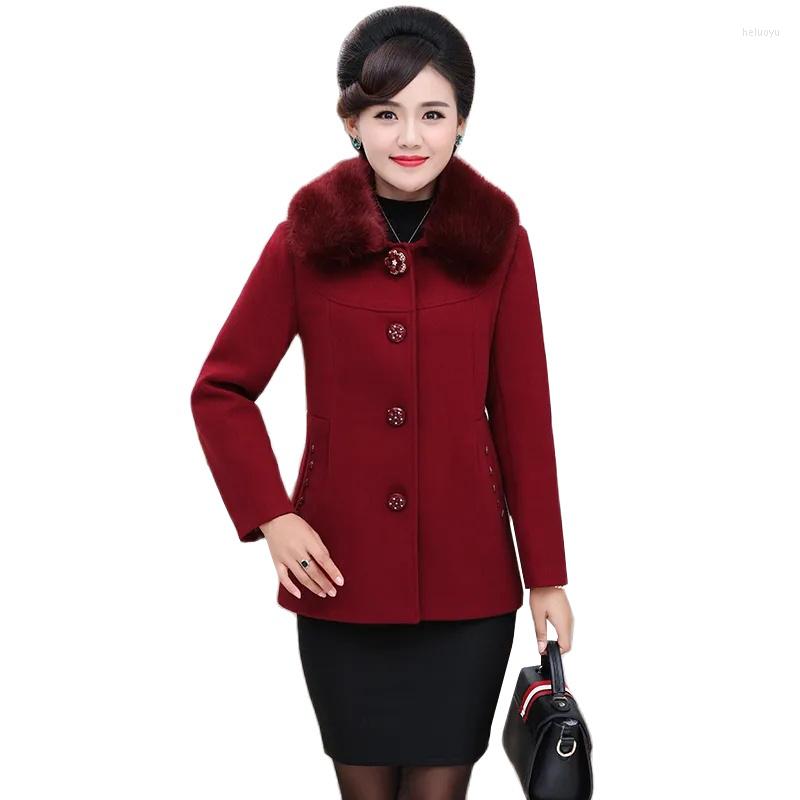 Women's Wool 2022 Fashion Autumn Winter Middle-aged Coat Female Woolen Jacket Women's Coats Lady Outerwear Clothing, Green2
Women's Wool 2022 Fashion Autumn Winter Middle-aged Coat Female Woolen Jacket Women's Coats Lady Outerwear Clothing, Green2
