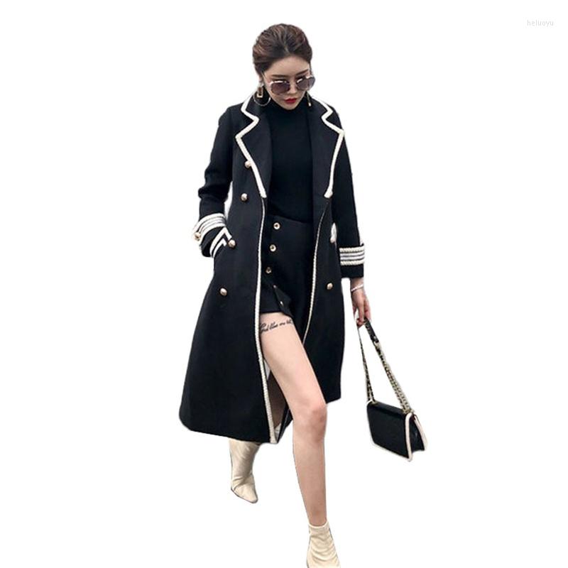 Women' Wool 2022 Winter Women Woolen Coat Fashion Casual Double-breasted Long Female Jacket British Hepburn Style Slim Overcoat, Black
Women' Wool 2022 Winter Women Woolen Coat Fashion Casual Double-breasted Long Female Jacket British Hepburn Style Slim Overcoat, Black