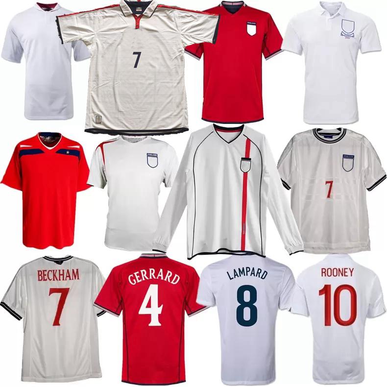 2000 2002 2004 2006 2008 2010 2012 retro soccer jersey national team Gerrard Beckham SHEARER Lampard Rooney EnglAnd Owen Terry classic vintage football shirt, 2006 home+patch
2000 2002 2004 2006 2008 2010 2012 retro soccer jersey national team Gerrard Beckham SHEARER Lampard Rooney EnglAnd Owen Terry classic vintage football shirt, 2006 home+patch
