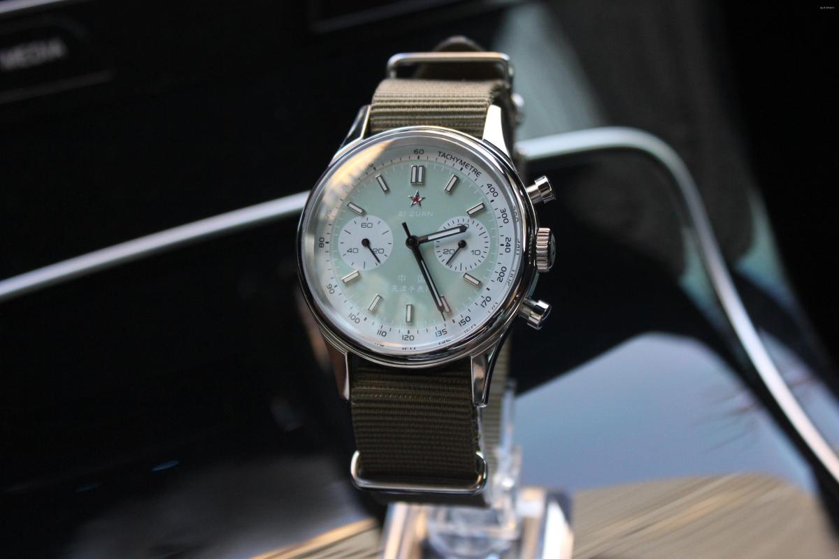 Wristwatches 1963 Watch Mechanical Sapphire Mirror Luminous Chronograph Top Personality Retro Military Diving Tough Guy Wristwatch, 38mm dial-b
Wristwatches 1963 Watch Mechanical Sapphire Mirror Luminous Chronograph Top Personality Retro Military Diving Tough Guy Wristwatch, 38mm dial-b