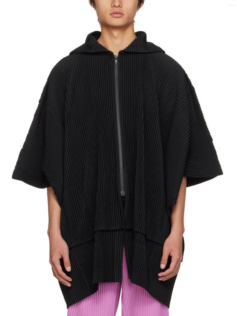 Men' Hoodies MI TEMPIO Men' Technical-Pleated Hooded Jackets Pleats Cardigans Solid Jumpers Clothes Man Coats Luxury Sweaters Clothing, Beige
Men' Hoodies MI TEMPIO Men' Technical-Pleated Hooded Jackets Pleats Cardigans Solid Jumpers Clothes Man Coats Luxury Sweaters Clothing, Beige