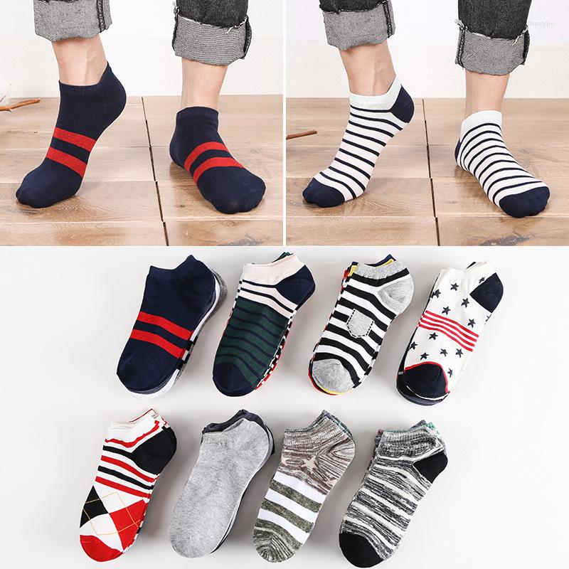 Men's Socks 5 Pairs/Lot Plus Size Sports Men's Sock Spring Summer Breathable Fitted Striped Patchwork Ankle Gifts Happy Male Meias, 512 socks
Men's Socks 5 Pairs/Lot Plus Size Sports Men's Sock Spring Summer Breathable Fitted Striped Patchwork Ankle Gifts Happy Male Meias, 512 socks