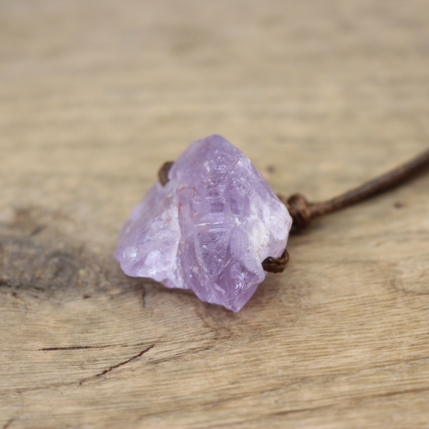 Healing Reiki Raw Stone Mineral Pendants Necklace Natural Crystal Fluorite Rose Quartzs Tourmaline Agates Apatite Adjustable Chain Necklaces Jewelry