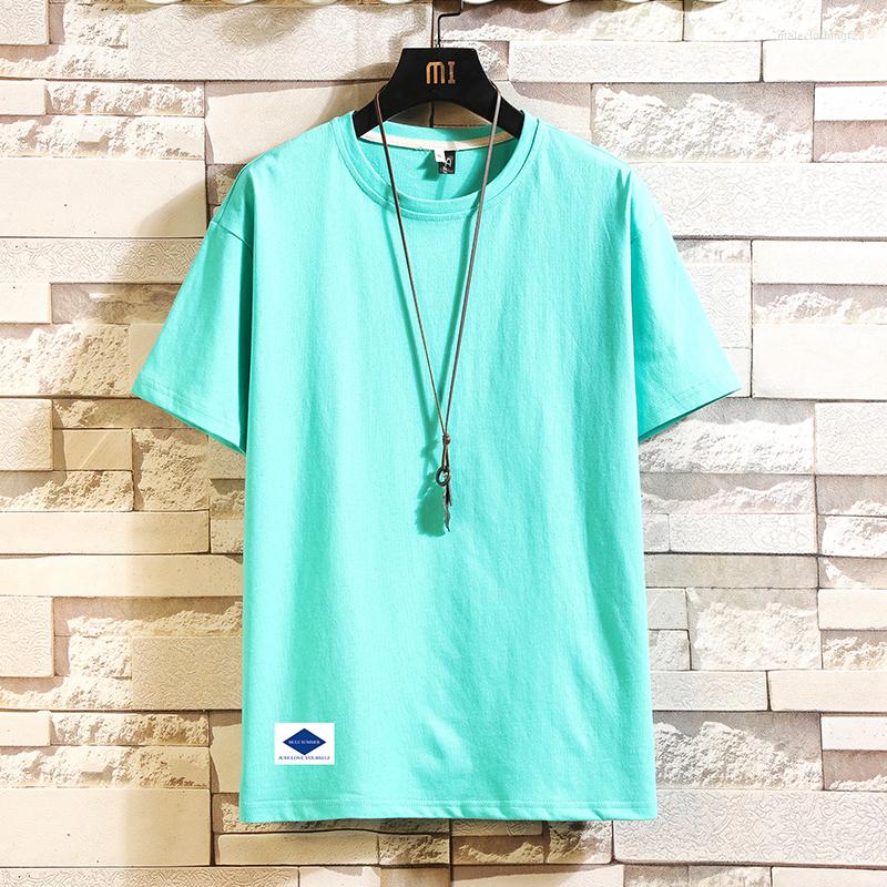 Men's T Shirts 2022 Summer Solid Color Cotton Wild Round Neck Short-sleeved T-shirt Men Large Size Half-sleeved, Black
Men's T Shirts 2022 Summer Solid Color Cotton Wild Round Neck Short-sleeved T-shirt Men Large Size Half-sleeved, Black