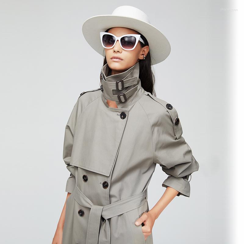 Women' Trench Coats 2022 JAZZEVAR Autumn And Winter Korean Version Loose Over The Knee Temperament Casual Cotton Coat Women, Gray
Women' Trench Coats 2022 JAZZEVAR Autumn And Winter Korean Version Loose Over The Knee Temperament Casual Cotton Coat Women, Gray