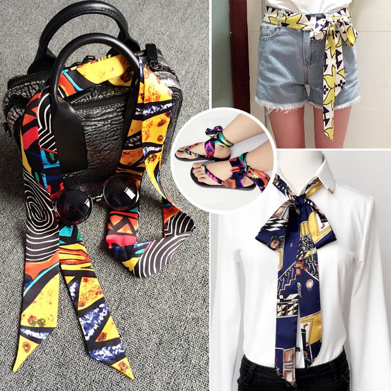 Scarves Japanese Narrow Long Silk Scarf For Women CHIC Fashion Printed Head Bands Small Tie Bag Skinny Constellation Belt
Scarves Japanese Narrow Long Silk Scarf For Women CHIC Fashion Printed Head Bands Small Tie Bag Skinny Constellation Belt