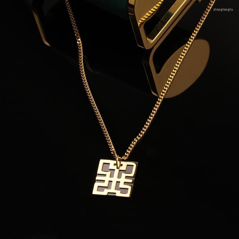 Pendant Necklaces POTCET Korea 2022 Fashion Trend Temperament Women's Titanium Steel Necklace Clavicle Chain Retro Jewelry
Pendant Necklaces POTCET Korea 2022 Fashion Trend Temperament Women's Titanium Steel Necklace Clavicle Chain Retro Jewelry