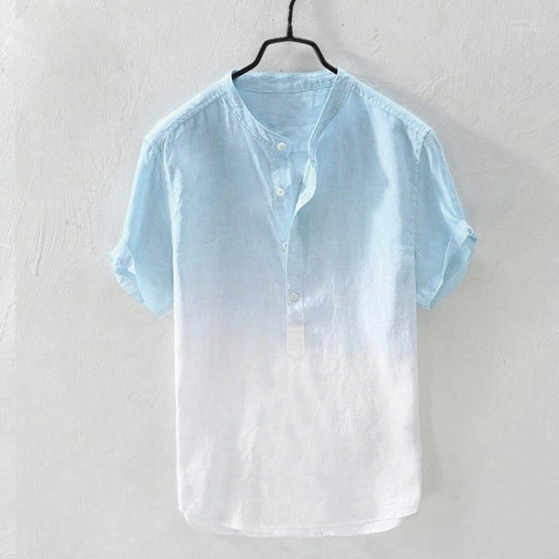 Men's Casual Shirts Men's Elegant Gradient Male Tee Tops Summer Men Social Dress Button Turn Down Collar Slim Fit Clothes Camisa, Green
Men's Casual Shirts Men's Elegant Gradient Male Tee Tops Summer Men Social Dress Button Turn Down Collar Slim Fit Clothes Camisa, Green