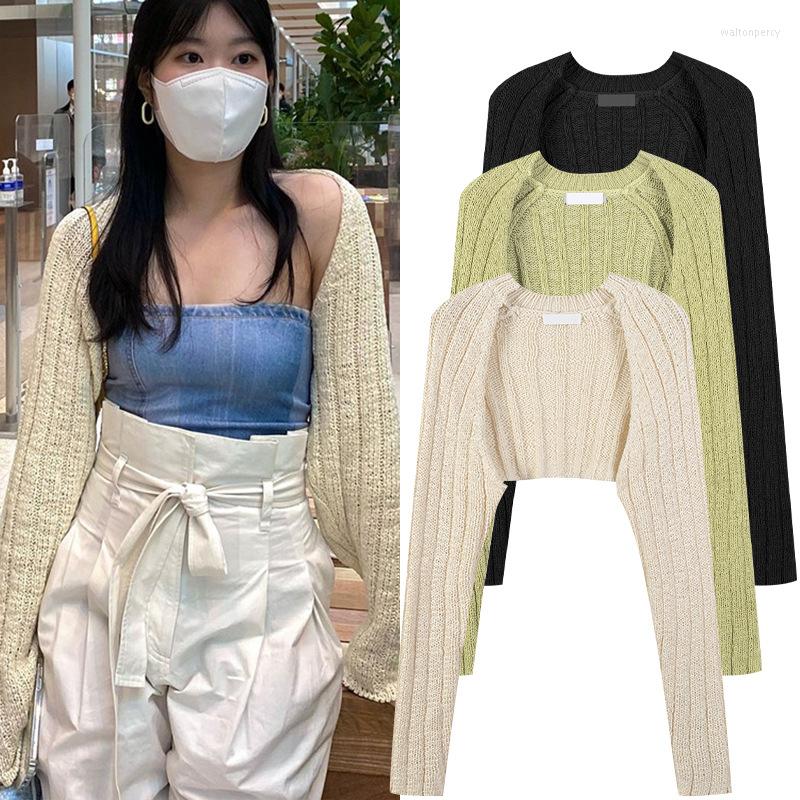 Women' Knits 2022 Fashion Women Sweater Cardigans Super Short Knit Crop Tops Spring Summer Autumn Full Sleeve Outerwear Solid Korean, Green
Women' Knits 2022 Fashion Women Sweater Cardigans Super Short Knit Crop Tops Spring Summer Autumn Full Sleeve Outerwear Solid Korean, Green
