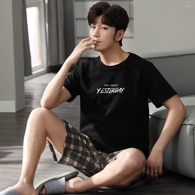 Men's Sleepwear 2022 Pajamas For Men Casual Cotton Print Pajama Sets Summer Short Sleeve Pijama Elastic Striped Shorts Home Suit Pyjamas Set, 18
Men's Sleepwear 2022 Pajamas For Men Casual Cotton Print Pajama Sets Summer Short Sleeve Pijama Elastic Striped Shorts Home Suit Pyjamas Set, 18
