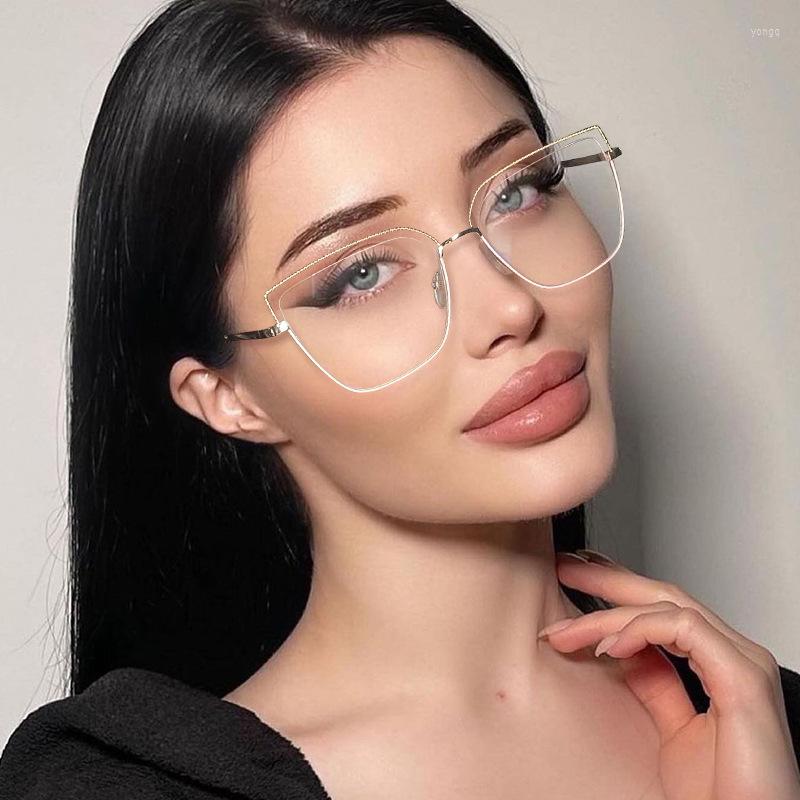 Sunglasses 95876 Large Square Frame Computer Goggles Women Fashion Anti Blue Light Reading Glasses Metal Myopia Eyeglass
Sunglasses 95876 Large Square Frame Computer Goggles Women Fashion Anti Blue Light Reading Glasses Metal Myopia Eyeglass