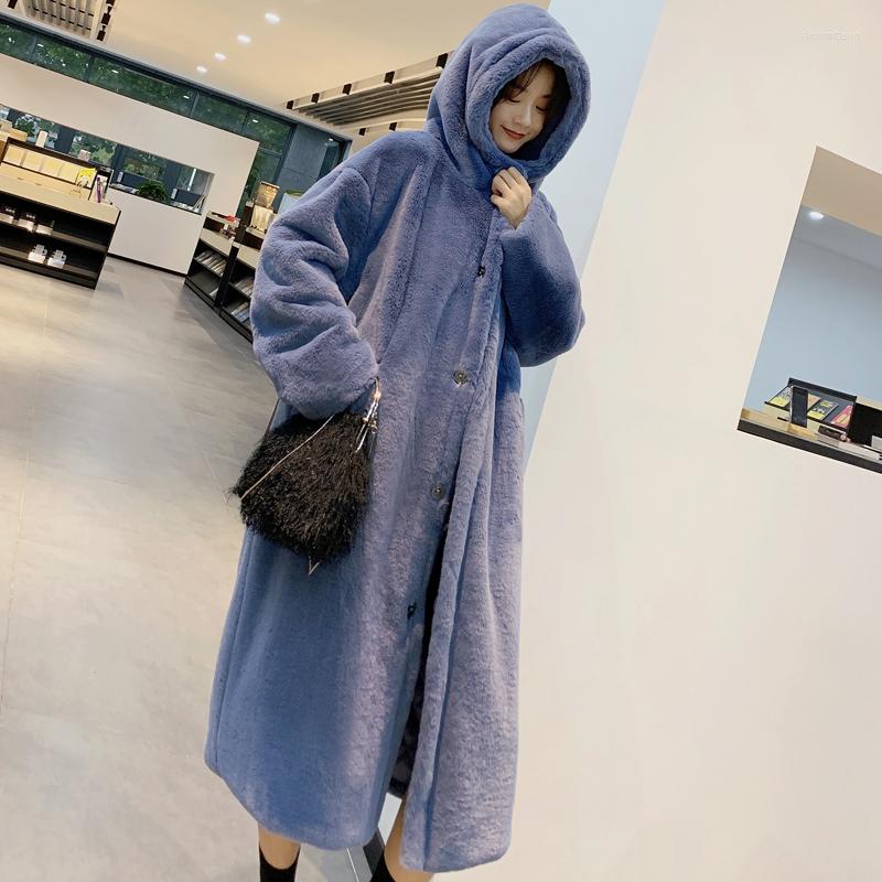 Women' Fur 2022 Women' Autumn Winter Long Thick Warm Coats Female Imitation Plush Jackets Ladies Faux Rex Outerwear O31, Blue
Women' Fur 2022 Women' Autumn Winter Long Thick Warm Coats Female Imitation Plush Jackets Ladies Faux Rex Outerwear O31, Blue