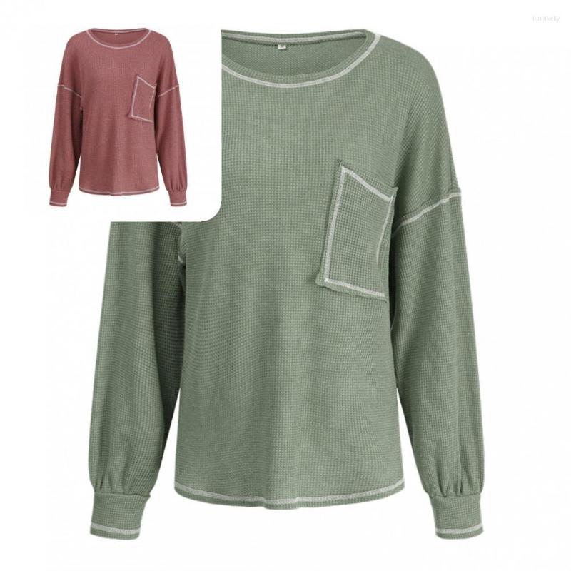 Women' Sweaters Top O Neck Long Sleeve Pockets Sweater Lady Knitted Round For Daily Wear, Khaki
Women' Sweaters Top O Neck Long Sleeve Pockets Sweater Lady Knitted Round For Daily Wear, Khaki