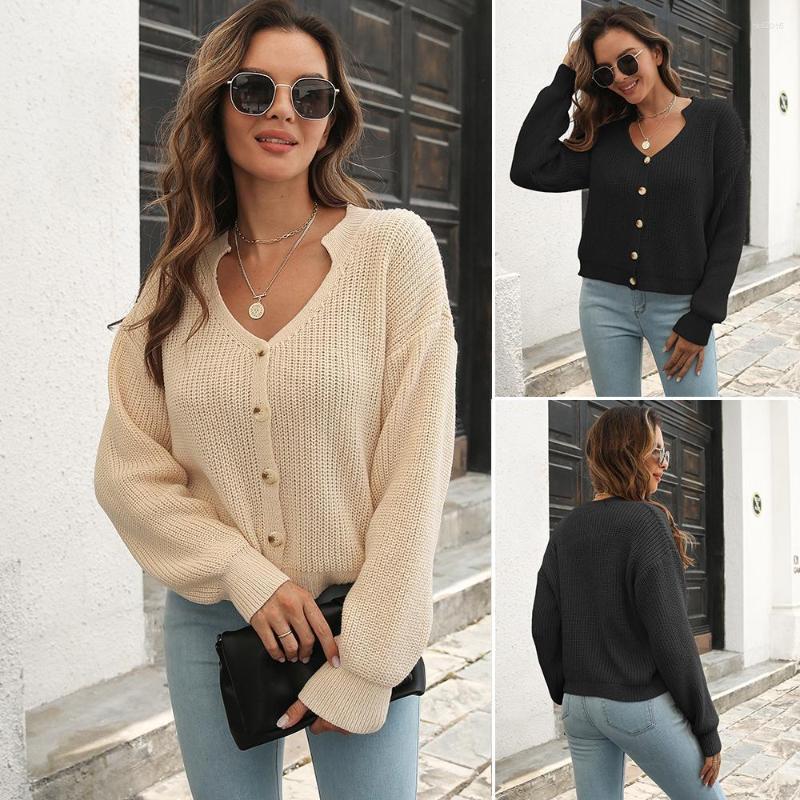 Women' Sweaters Heart Collar Single Breasted Knit Cardigan Loose Solid Color Sweater Coat Women Autumn Winter, Black
Women' Sweaters Heart Collar Single Breasted Knit Cardigan Loose Solid Color Sweater Coat Women Autumn Winter, Black