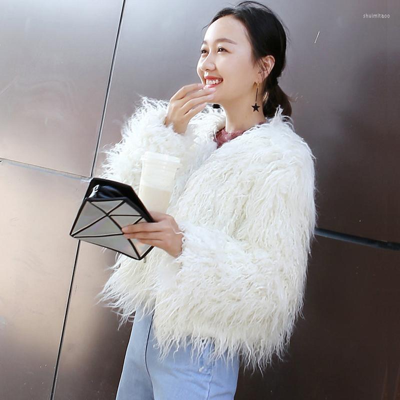 Women' Fur Savabien Womens Winter Jackets And Coats 2022 Fahion Korean Faux Coat Soft Slim Cardigan Female Festival Overcoat White Pink
Women' Fur Savabien Womens Winter Jackets And Coats 2022 Fahion Korean Faux Coat Soft Slim Cardigan Female Festival Overcoat White Pink